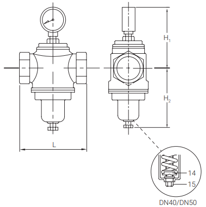 Клапан перепускной RFT - 2 Клапан перепускной RFT - 2