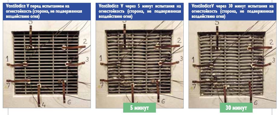 Решётки противопожарные Ventilodice V & VC - 3 Решётки противопожарные Ventilodice V & VC - 3
