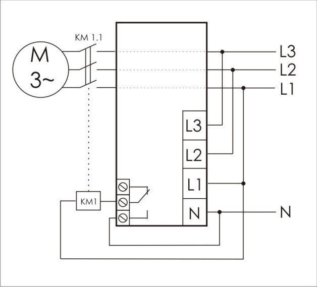 Реле защиты электродвигателей многофункциональное AZD - 2