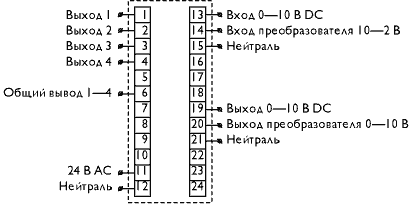 Схема подключения регуляторов ТТ-S4/D, ТТ-S6/D
