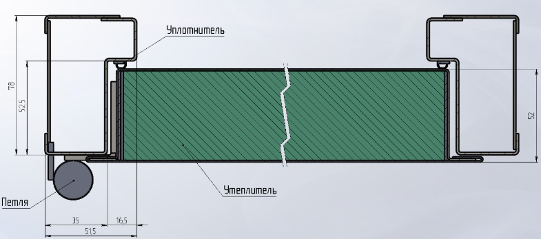 Двери стальные наружные частичноостекленные ДНСЧ Х-Х (Л)П по СТБ 2433-2015 - 3 Двери стальные наружные частичноостекленные ДНСЧ Х-Х (Л)П по СТБ 2433-2015 - 3