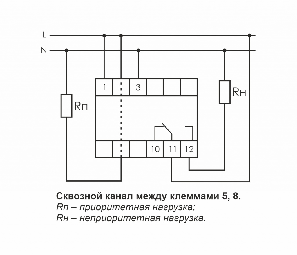 Реле тока схема подключения