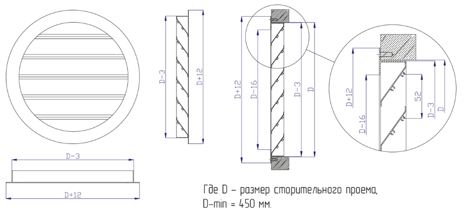 Круглое слуховое окно ЗОНДА-КР3 - 2 Круглое слуховое окно ЗОНДА-КР3 - 2