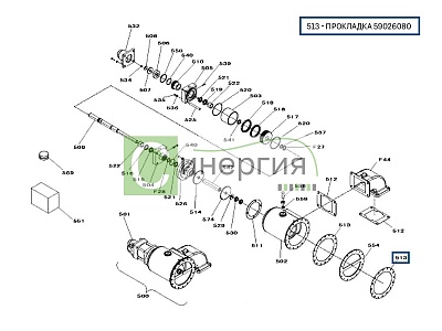 Прокладка 59026080 HITACHI