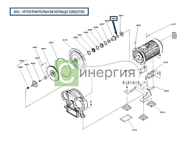 Уплотнительное кольцо 52815730 HITACHI