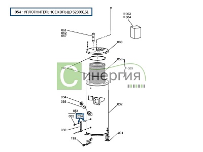 Уплотнительное кольцо 52303151 HITACHI