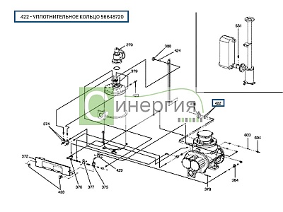 Уплотнительное кольцо 56648720 HITACHI