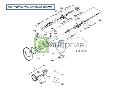 Уплотнительное кольцо 59007770 HITACHI